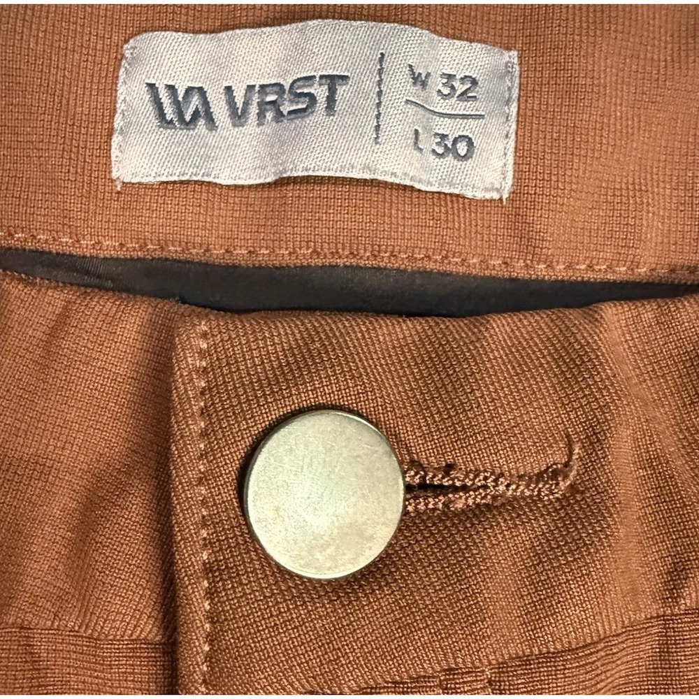 VRST Limitless Performance 5 Pocket Pant Size Mens 32x30 Brown Spice Golf EUC - Picture 3 of 4